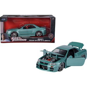Jada Toys - Fast & Furious 2002 Nissan Skyline 1:24 - Die-cast - Vanaf 8 jaar - Speelgoedvoertuig