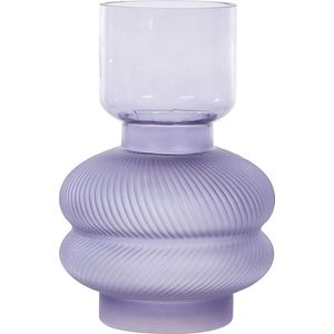 Beliani RODIA - Decoratieve Vaas - Paars - Glas
