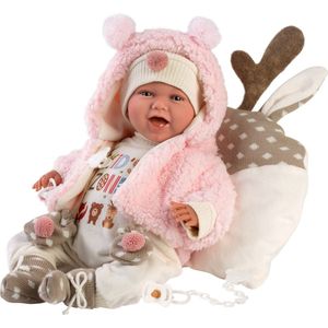 Llorens soft body babypop Mimi vrolijk met geluid en speen 42 cm