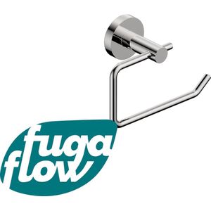 FugaFlow Eccelente Acces Toiletrolhouder - zonder klep - rond - chroom