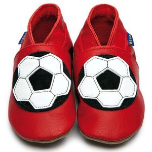 babyslofjes football red maat 5XL (20 cm)