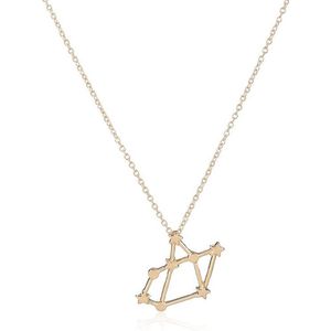 24/7 Jewelry Collection Boogschutter Ketting - Sterrenbeeld - Horoscoop - Goudkleurig