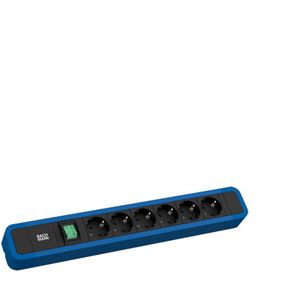 BACHMANN PRIMO 2 6xCEE7/3 1xschakelaar 2,0m CEE7/7 RAL5010