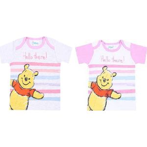Winnie de Pooh - t-shirts - 2 stuks - baby/peuter maat 74