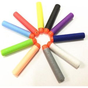 Universele nerf pijltjes | geschikt voor nerf-n-strike speelgoedblasters | 50 stuks | multicolour