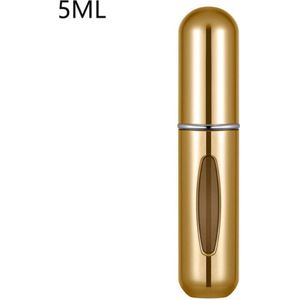 CHPN - Parfumflesje - Hervulbaar Parfumflesje - Verstuiver - Reisflesje - Mini Meeneem flesje - Reisparfum - Goudkleurig