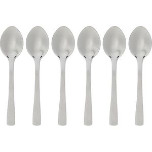 Secret de Gourmet Koffielepels/theelepels - 6 stuks - RVS - 9,5 cm