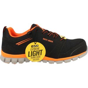 Safety Jogger Ligero Laag S1P - Zwart/Oranje - 42