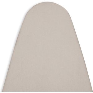 Strijkplankhoes met Extra Dikke Vilten Stootkussen - Beige - Warmtereflecterend en Kreukvrij - Geschikt voor Standaard Maat (112 x 33 cm)