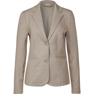 Street One QR basic Dames Blazer - spring sand melange - Maat 44