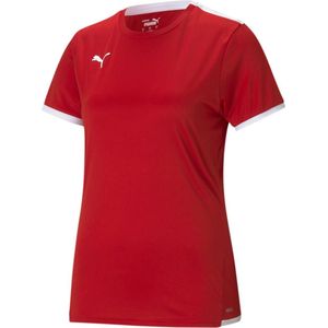 Puma Teamliga Shirt Korte Mouw Dames - Rood | Maat: XL