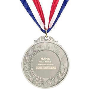 Akyol - mama ik zal altijd je financiële last zijn medaille zilverkleuring - Mama - familie mensen die een mama hebben - cadeau