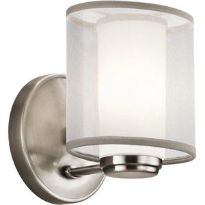 Kichler LED Wandlamp Saldana | 3W 3000K 300Lm 830 | Dimbaar | Classic Pewter