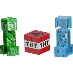 Minecraft Diamond Level Creeper Figuur Veelkleurig