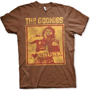 The Goonies Heren Tshirt -2XL- I Love Chunk Bruin