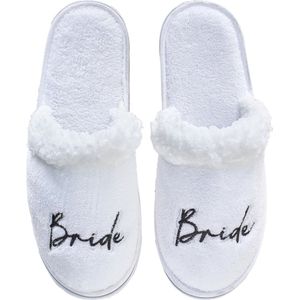 Ginger Ray - Ginger Ray - Witte pantoffels bride - one size