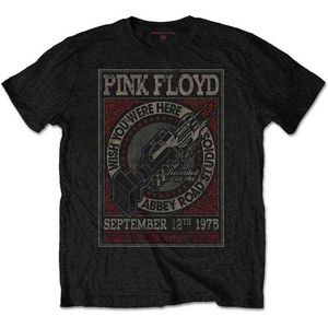 Pink Floyd - WYWH Abbey Road Studios Heren T-shirt - 2XL - Zwart