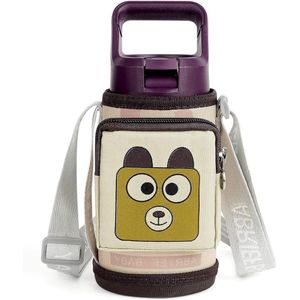 Allecto Plus - Waterfles Draagtas voor Kids Flessen - Compatibel met 12oz en 14oz Flessen.