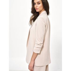 Beige Casual Blazer