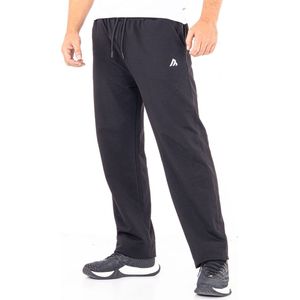 Buzari Joggingbroek heren - zwart - XXL - trainingsbroek heren - Lange sportbroek