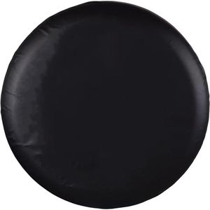 Reservewiel Hoes Bandenhoezen - Stofkap reservewiel - Bandenhoes - Autobanden Beschermhoes - zwarte wielhoes - waterdicht - PVC leer - stofdicht - voor Jeep, aanhanger, camper, SUV, camper en voertuig - 17 inch - Geschikt voor diameter 80-83cm