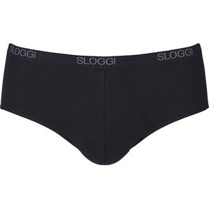 sloggi men Basic Heren Midi slip - Zwart - Maat XXL
