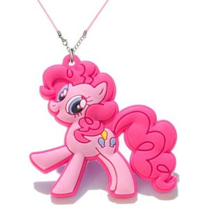 Kinderketting rubber met unicorn my little pony roze