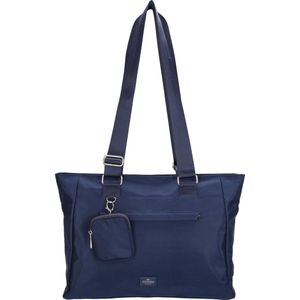 Charm London Odeon Schoudertas Shopper met Etui - Tote Bag - Blauw