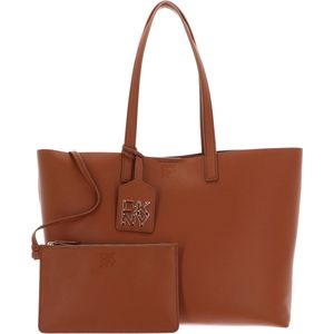 DKNY Leren Shopper Milan Prk Slope Bag Cognac Terracotta