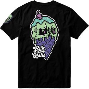 PRiDEorDiE T Shirt Ice Cream Zwart maat XL