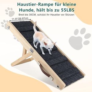 hoog, huisdiertrap, hondentrap, 80L x 30W x 48H centimetres