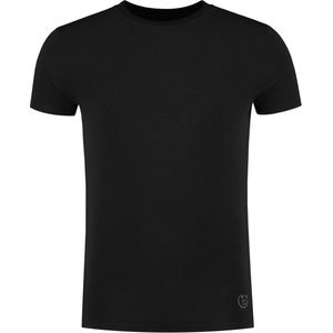 2-pack B.Bocelli Shirt - Heren - ronde hals - korte mouw - zwart - maat XXL