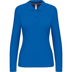 Kariban Damespolo lange mouwen K244 - Light Royal Blue - L