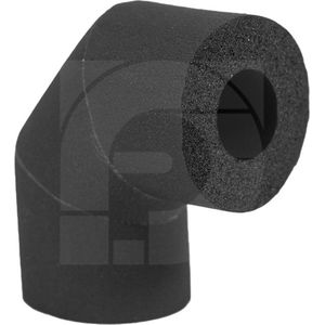 Isolatiebocht 90° Ø54 Armaflex/AF - 4 stuks - isolatiedikte AF2 /±13mm - isolatie warmtepomp