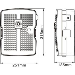 Equivera Vijverfilter - Fontijnfilter - Vijver - Algenbestrijding - UV Lamp - Premium