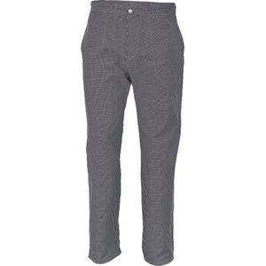 Cerva PEPITO broek butcher 03020029 - Wit/zwart - 52