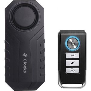 Cloxks Alarmsysteem voor Fiets & Scooter - Fietsalarm met Afstandsbediening - Motor Alarm - Waterdicht Fietsslot
