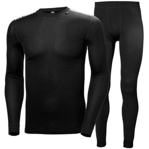 Helly Hansen Comfort Dry baselayer set  Sportshirt performance - Maat L  - Mannen - zwart