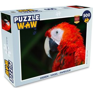 Puzzel Dieren - Vogel - Papegaai - Legpuzzel - Puzzel 500 stukjes