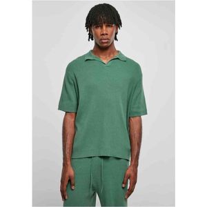 Urban Classics - Ribbed Oversized Shirt - XXL - Groen