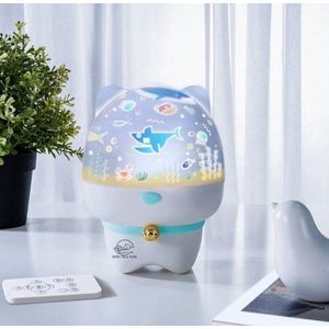 Baby and More Projector Lamp - Galaxy projector - Led Nachtlampje met Bluetoothfunctie - Sterrenprojector - Slaaphulp