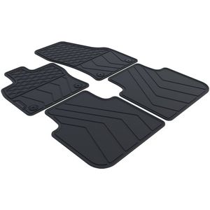 Rubber Automatten geschikt voor Skoda Kodiaq - Bouwjaar: 2017-2024 - Originele pasvorm - 4-delig - Uitvoering: 5-zits