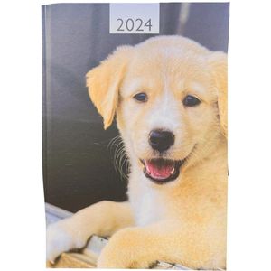 2024 Agenda - Weekagenda 7D/2P - A5 Hardcover - 15x21cm - Hond