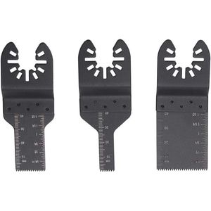 3 stuks oscillerend zaagblad multitool met snelsluiting - precisiezaagbladen van hardstaal voor metaal en hout .