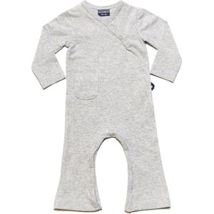 Silky Label jumpsuit stunning grey - Wijde Pijp - maat 74/80 - grijs