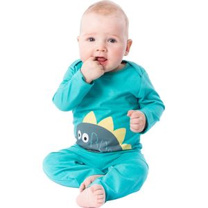 Amantes baby Pyjama jongens mint/groen - Dino - maat 86/92