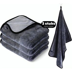 Luxor Home MagicDry - Droogdoek Badkamer – Droogdoek Auto- Microvezeldoek - 1200GSM – 1000ml Absorptie - 40 X 60cm - Premium Kwaliteit - 1, 2, 3, 4 of 5 stuks