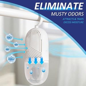 Dehumidifier Wardrobe Moisture Absorbent for Basement Bedroom Laundry Room Anti-Moisture Anti-Mould Deodorising Bag for Desiccant