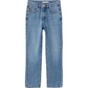 Name it broek meisjes - blauw - NKFrose straight - maat 152