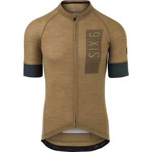 AGU Solid Merino Fietsshirt II SIX6 Heren - Bruin - XXXL